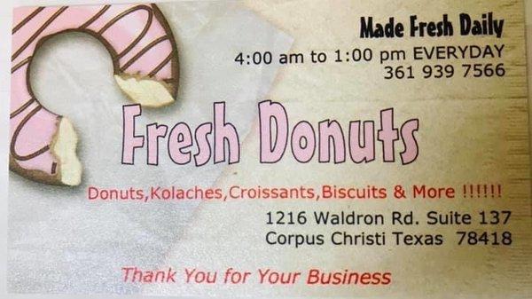 Fresh Donuts