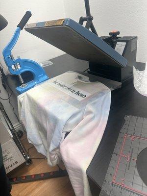 T-shirt printing!