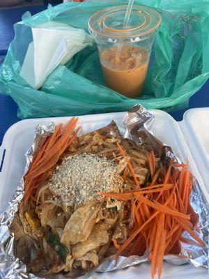 Pad Thai and Thai tea :)