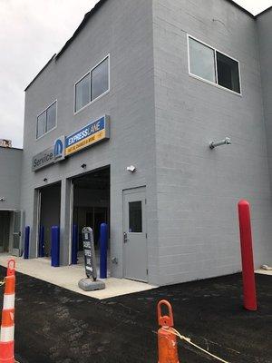 Bob Caldwell Automotive Service Drive Renovation