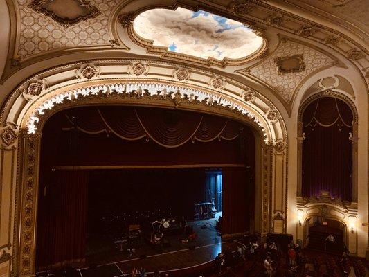 The Palace Theatre | ornate Austrian Baroque design with "atmospheric" elements in the auditorium.