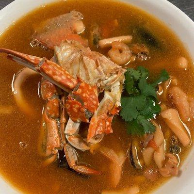 Sopa de Mariscos - Seafood soup