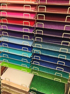 Colorful card stock