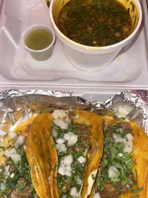 Birria tacos