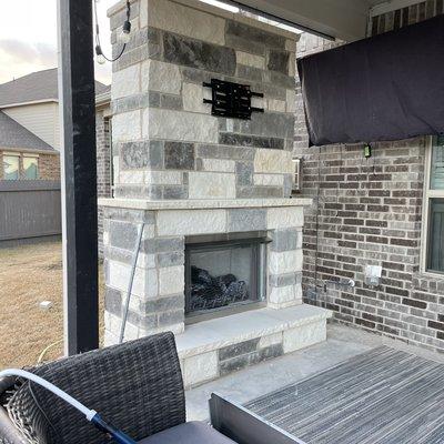 Outdoor chimney