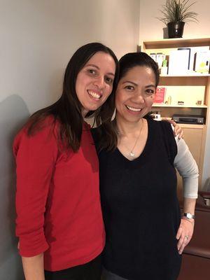 Dr. Bryn Pacheco with Ana Marinho.