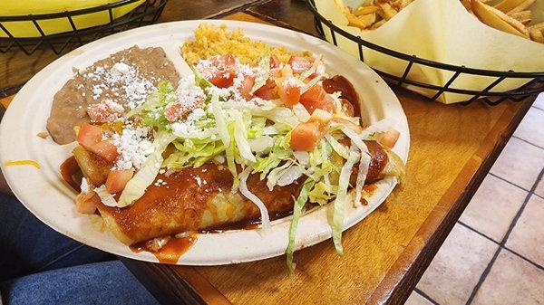 enchilada plate