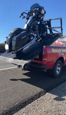 Stockton Motorcycle Towing