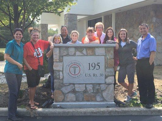 Meet our staff! They are checking out our newly renovated location in Schererville, Indiana. Opening soon!!!