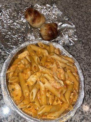 Penne alla Vodka with Chicken