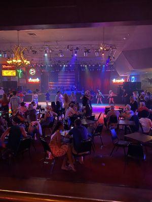 Coyote Joe's Dance Floor and Drink Tables