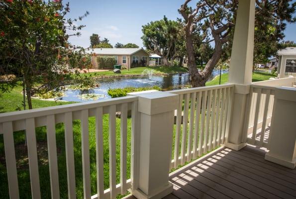 Lake view from private porch!