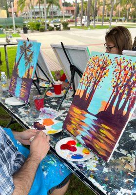 outdoor paint class