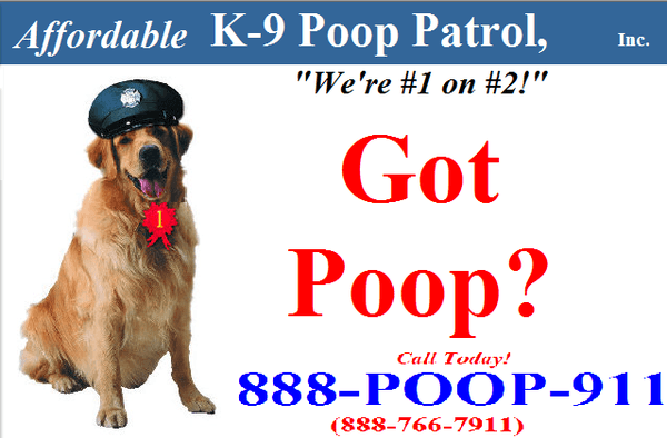 Affordable K-9 Poop Patrol