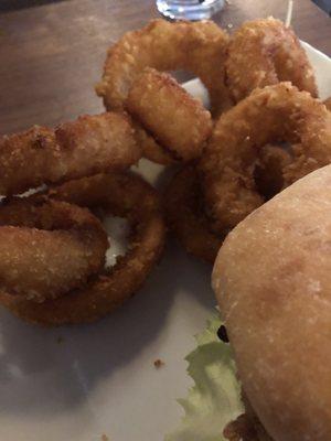 Homemade onion rings are awesome