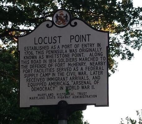 Locust Point Historical Marker