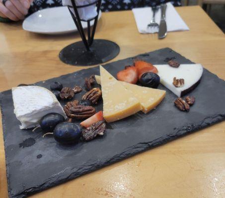 Our three cheese plate that we shared.