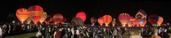 Balloon Glow panorama