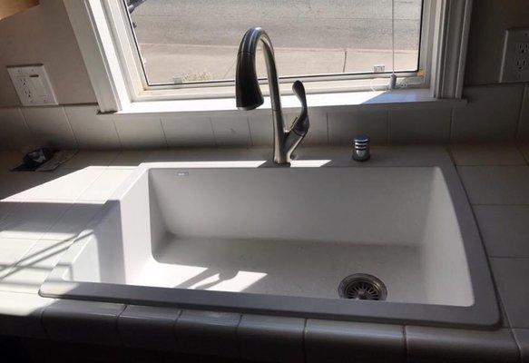 sink install