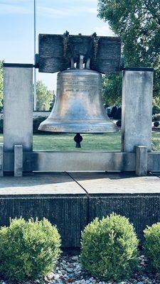 The replica of the Liberty Bell