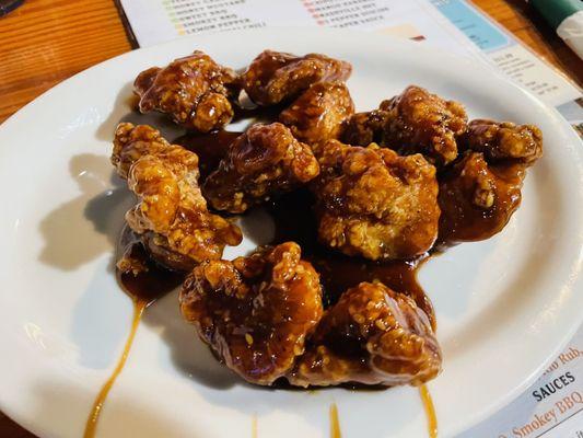 Wings (10)   Boneless Teriyaki