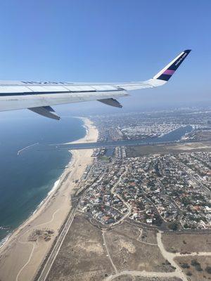 Leaving LAX.