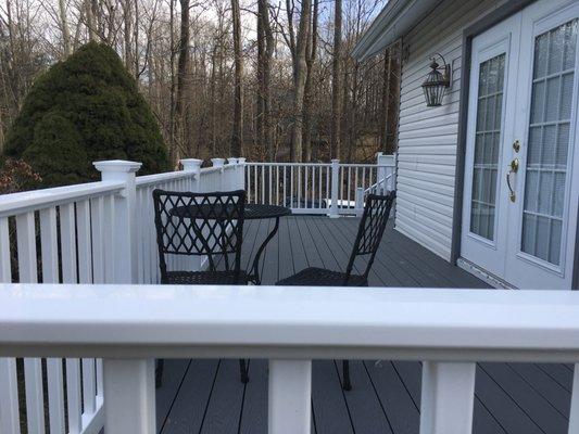 Top quality composite deck install