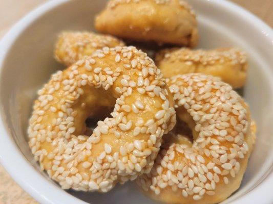 Kosher sesame cookies