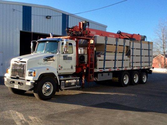 Dube Drywall delivery Biddeford, Maine