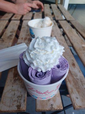 Taro ice cream