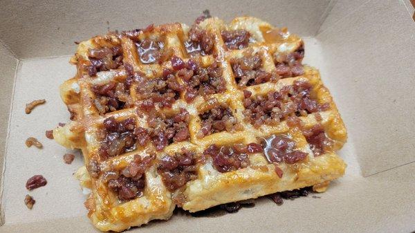 Maple bacon waffle