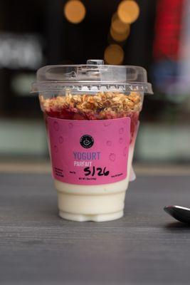 house made yogurt parfait