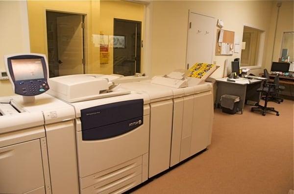 Digital Printing Production area at Minuteman Press, Berkeley, California