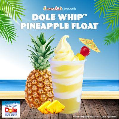 Dole whip floats available all year round, just $5.