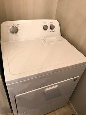 My new Whirlpool Dryer