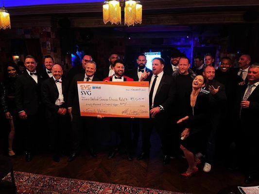 We were a part of us black-tie charity event will be raised over $90,000 for storm victims.