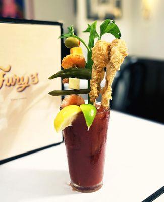 Frog Leg Bloody Mary available for Sunday Brunch!