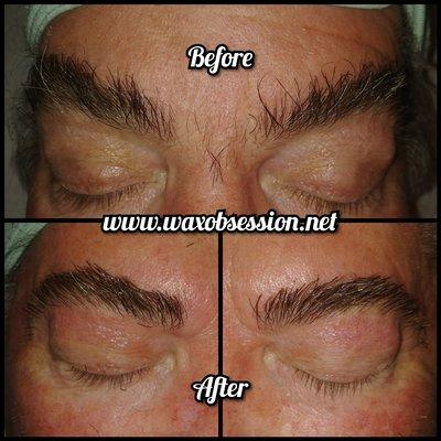 Nice Brow, Wax and Trim Clean up.