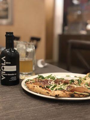 Viola birra with Kestè pizza