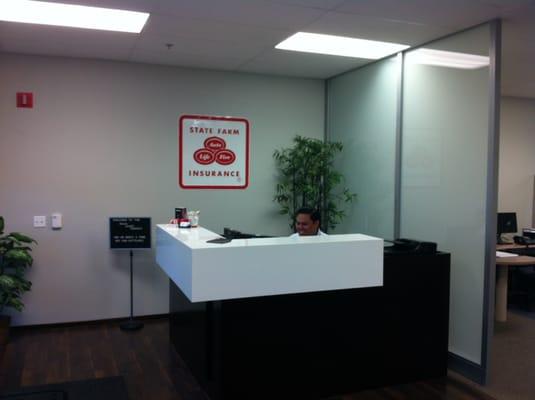 Our Reception Area, come on by to grab a coffee, latte or a soda!