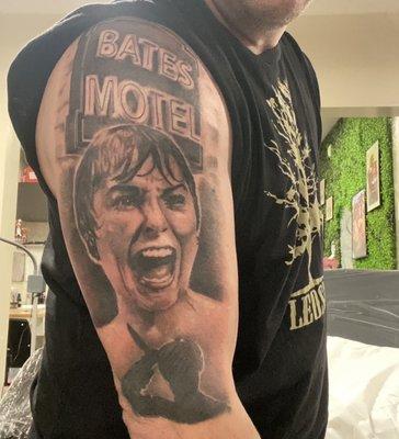 Psycho tattoo done by Ammany