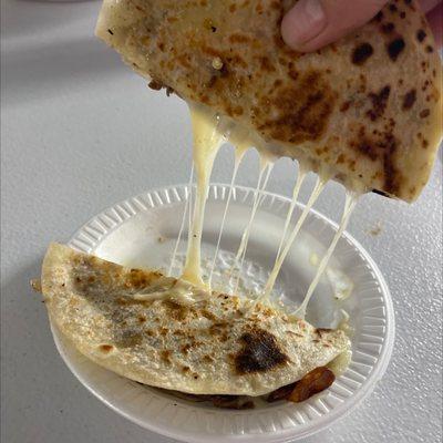 Beef cheek (cachete) Quesadilla