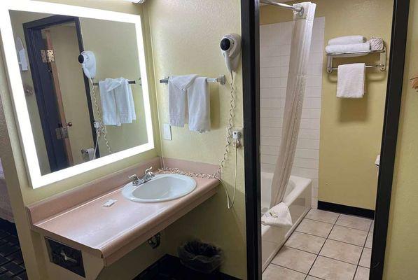 Guest room bath