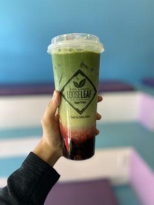 Strawberry Matcha Latte