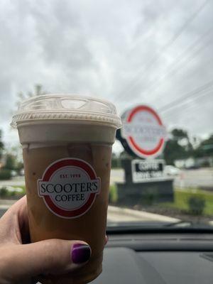 Pumpkin spice latte w/ pumpkin cream cold foam 9/10/22