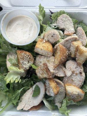 Chicken Caesar salad $8.50