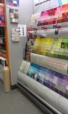 Getting some paint at home depot!