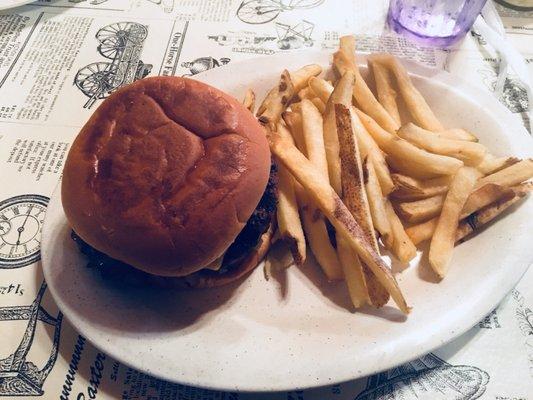 1/2 lb cheeseburger