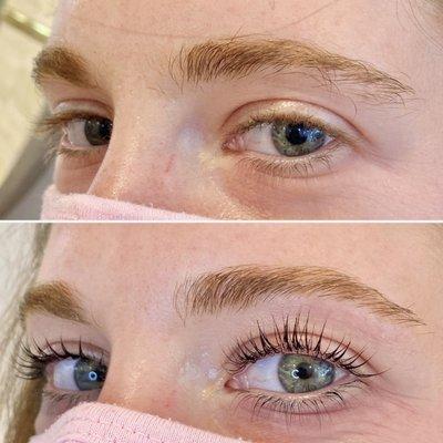 Brow Trim + Lash Lift & Tint