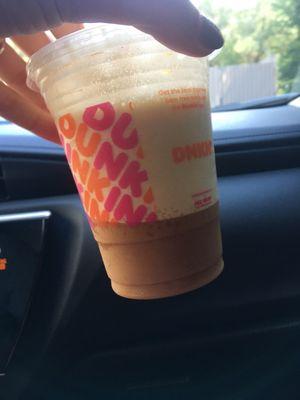 Supposed to be a frozen caramel coffee